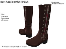 [CW] -Boot Casual DM36 Brown -BOX