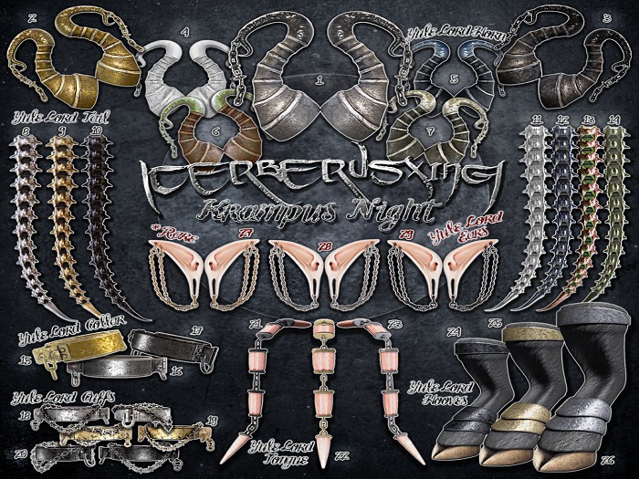 [CX] 29 - Yule Lord Ears (Black) RARE