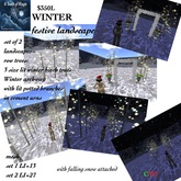 Winter festive Landscapes crate