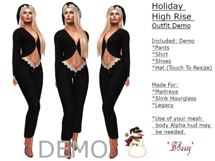 *BSASSY* HIGH RISE OUTFIT DEMO