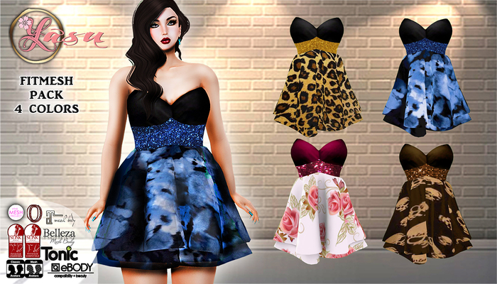 VNPack1 - Doll Mesh Dress
