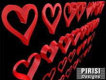 PIRISI - Sculpted Heart Collection 2 - Boxed - FULL PERMS