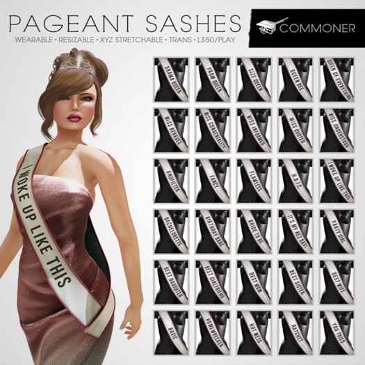 [Commoner] Pageant Sash / Ego (#nofilter) - wear