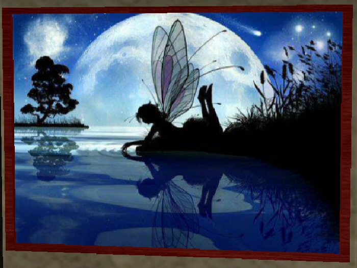 Framed Moonlight Wishes