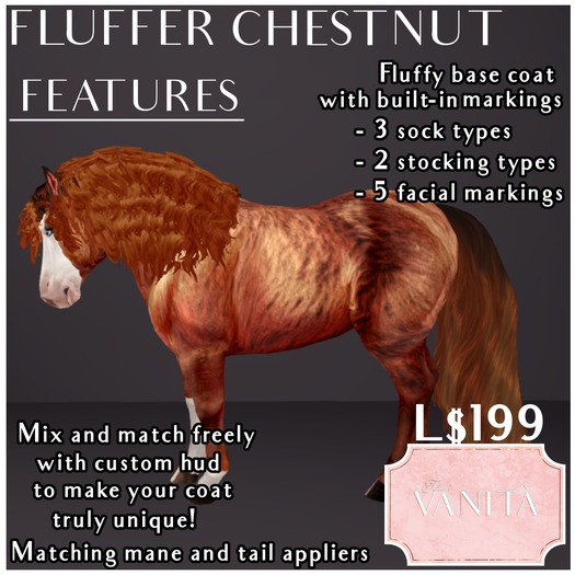 Tutto E Vanita Fluffer Chestnut (wear)