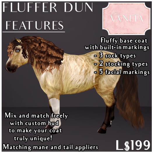 Tutto E Vanita Fluffer Dun (wear)