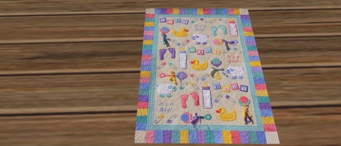 Baby / Childs Rug - Baby Duck Design