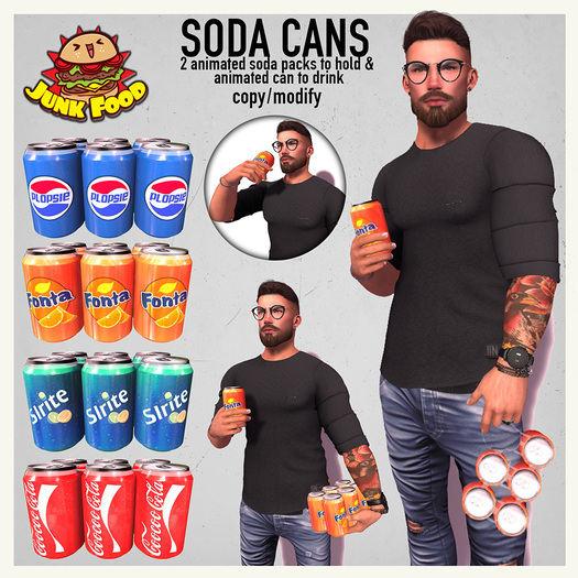 Junk Food - Coocoo Cola Cans