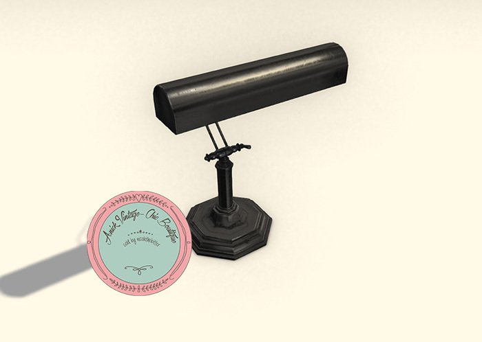 13 Fancy Decor: Printmaker's Lamp (black)