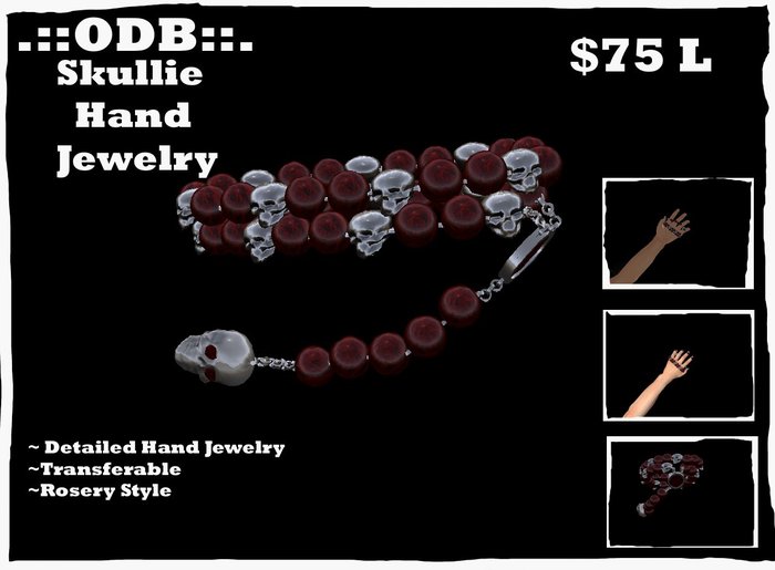 .::ODB::. Skullie Hand Jewelry {Boxed}