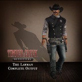 [Timber Creek]  The Lawman's Ensemble-Black, Gray & Grunge Blue