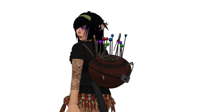 Pin cushion backpack