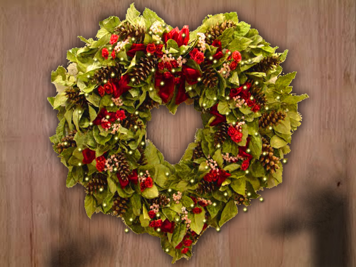 Christmas Wreath with flashing lights_10