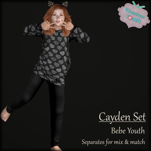 {V*Y} Cayden - Black Hearts - BYouth