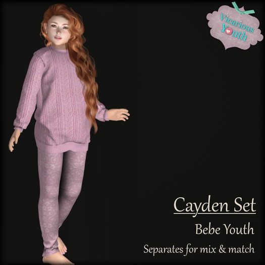{V*Y} Cayden - Knit Damask Rose - BYouth