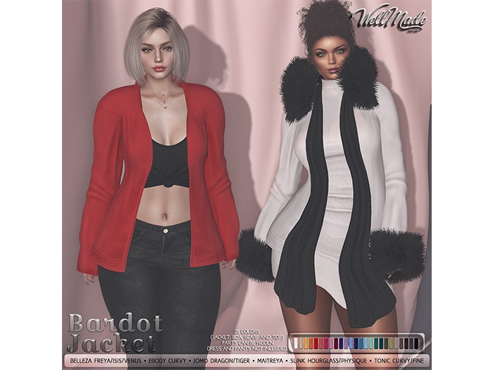 [WellMade] Bardot Jacket