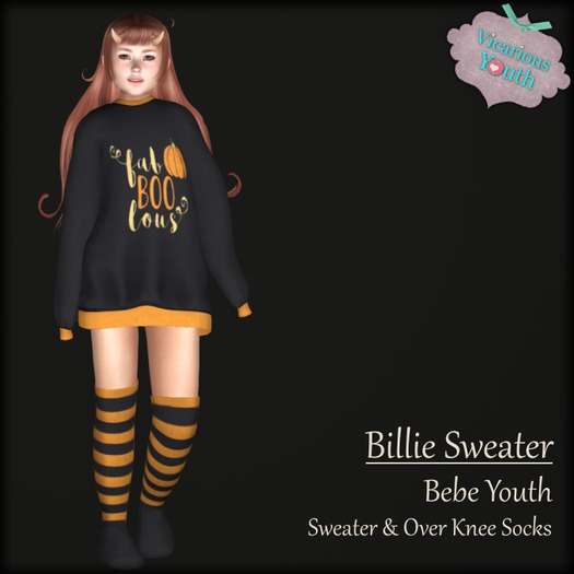 {V*Y} Billie Sweater - Fab-BOO-lous - BYOUTH