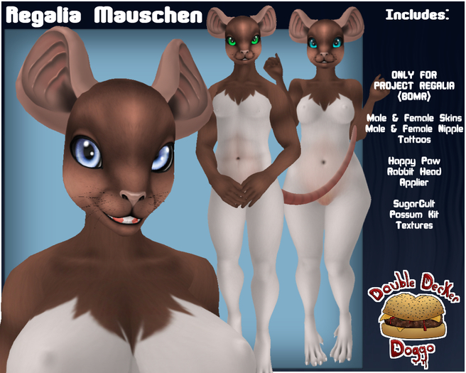 ::DDD:: Regalia Mauschen [Hooded-Brown]