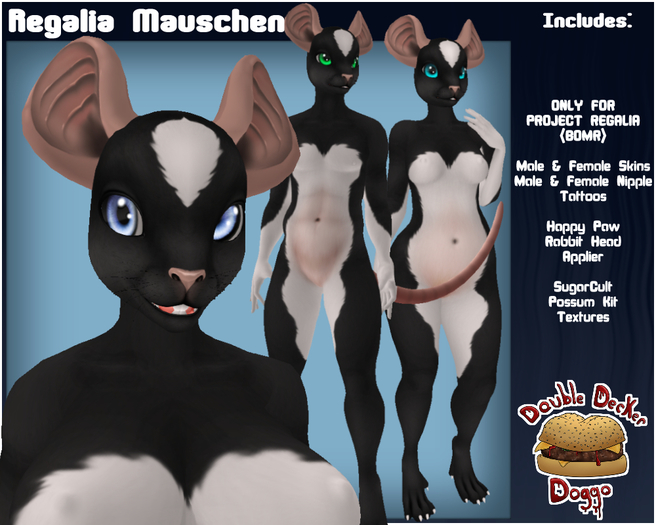 ::DDD:: Regalia Mauschen [Berkshire-Black]