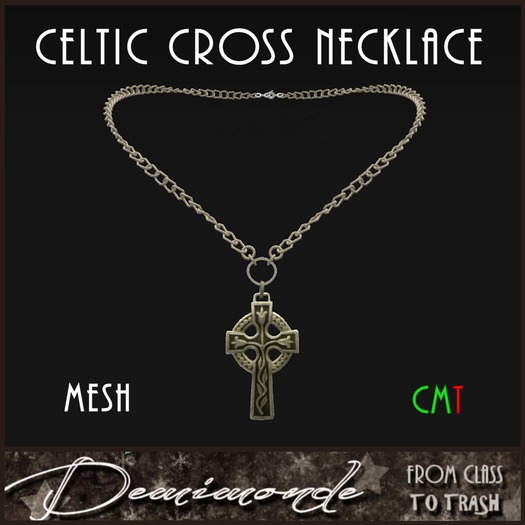 [CYN] Celtic Cross Necklace