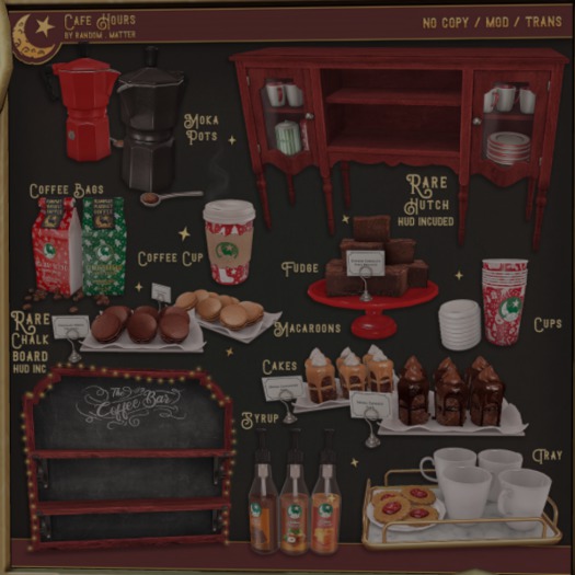 .random.Matter. - Cafe Hours - Macaroons [Chocolate]