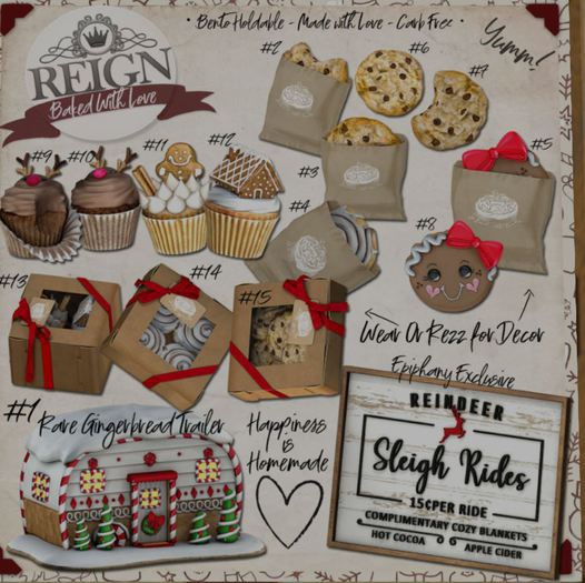 REIGN.- GINGERBREAD TRAILER - #1 RARE