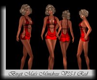 Birgit Mai's Minidress V35-1 Red (BOXED)