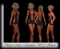 Birgit Mai's Minidress V35-1 Black (BOXED)