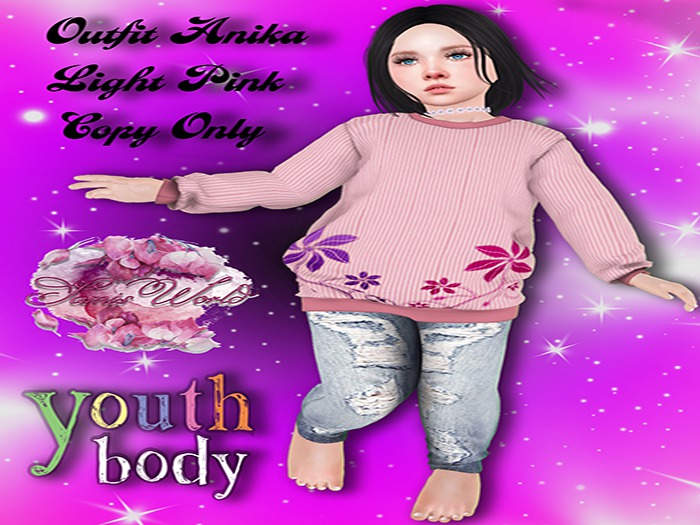 (SW) Outfit Anika Light Pink YOUTH