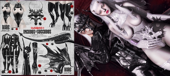 CURELESS[+] Incubus&Succubus / M / Satyr Boots / WHITE (v.1)