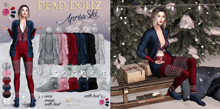2. Dead Dollz - Apres Ski - Cardigan - Pink