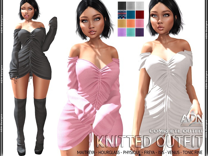 [AdN] DEMO Knitted Outfit (maitreya slink belleza tonic Fine)