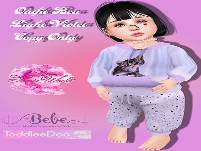 (SW) Outfit Bea Light Violet TDB/BEBE