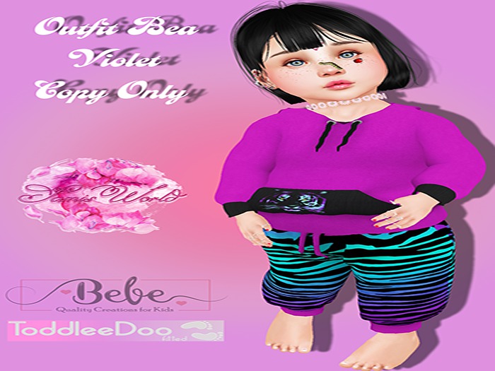 (SW) Outfit Bea Violet TDB/BEBE