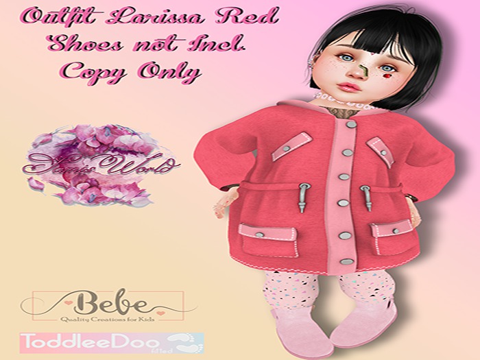 (SW) Outfit Larissa Red TDB/BEBE