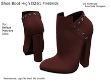 [CW] -Shoe Boot High DZ61 Firebrick-BOX