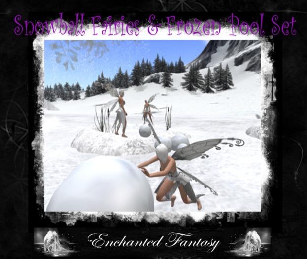 Snowball Fairies & Frozen Pool Set