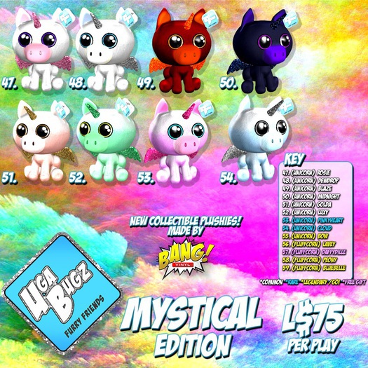 Uga Bugz - #53 - (Unicorn) : "Pinkyheart" * RARE