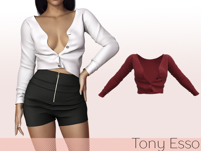 Tony Esso - Viki Sweater (Dark Red)