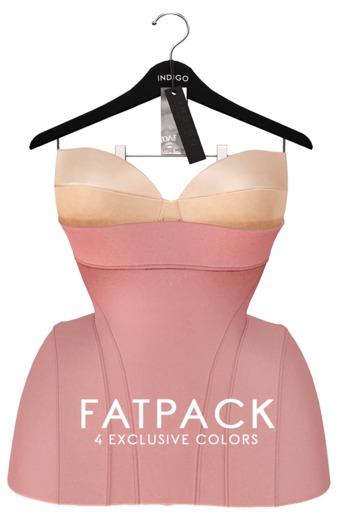 INDIGO - Oyia Structured Corset Top In Fatpack