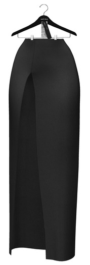 INDIGO - Izabela Slit Skirt In Grey