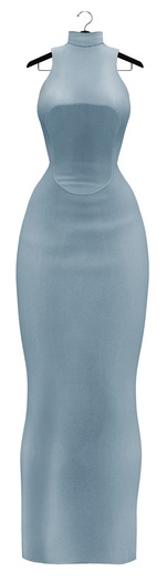 INDIGO - Sel Cut Out Dress In Powder