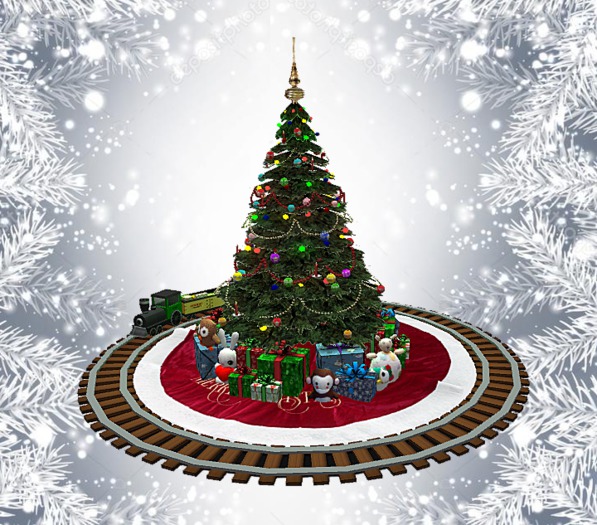 Christmas tree with animations