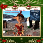Christmas elf candy cane giver-Teddy boxes
