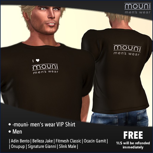 -mouni- men's wear VIP & Fan Shirt  [BOX]