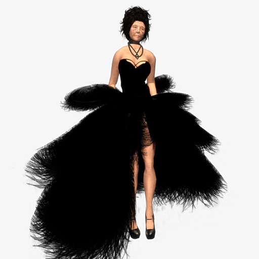 VC - Old black feather Lady - Fullavatar