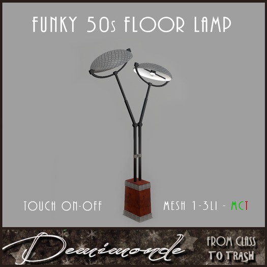 [CYN] Funky 50s Floor Lamp [2 LOD versions]