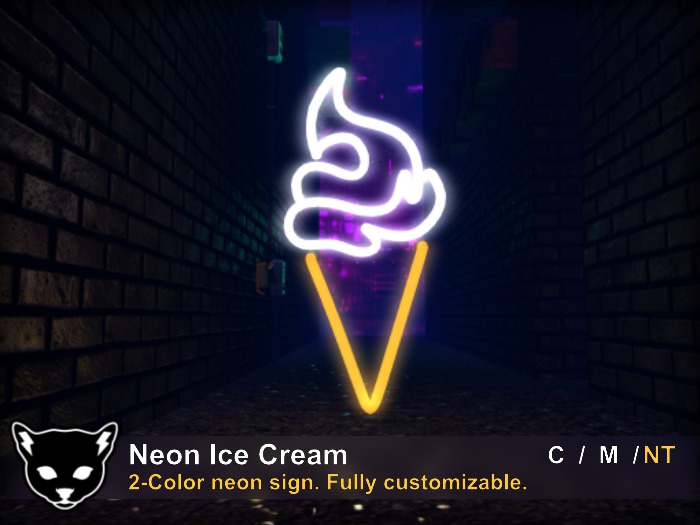[SK] Neon Ice Cream
