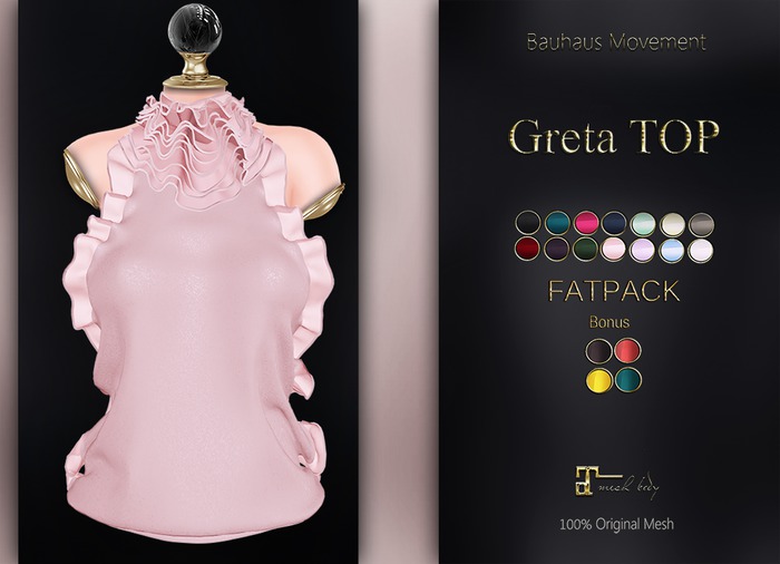 Bauhaus Movement  - Greta Top FATPACK
