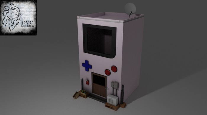 Gameboy House Mesh 11